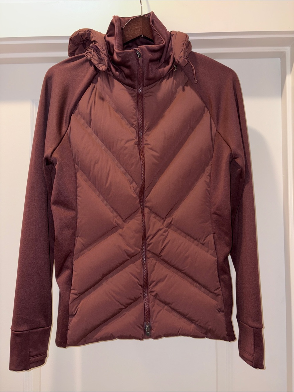 Athleta Inlet Jacket Decadent Chocolate Sz Medium